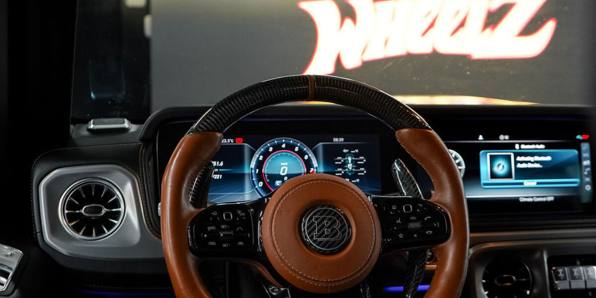 Black Mercedes-Benz SUV inner view – HotWheelz fleet